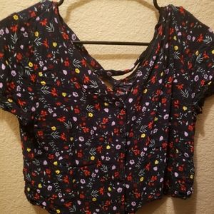 Floral Button Down Blouse